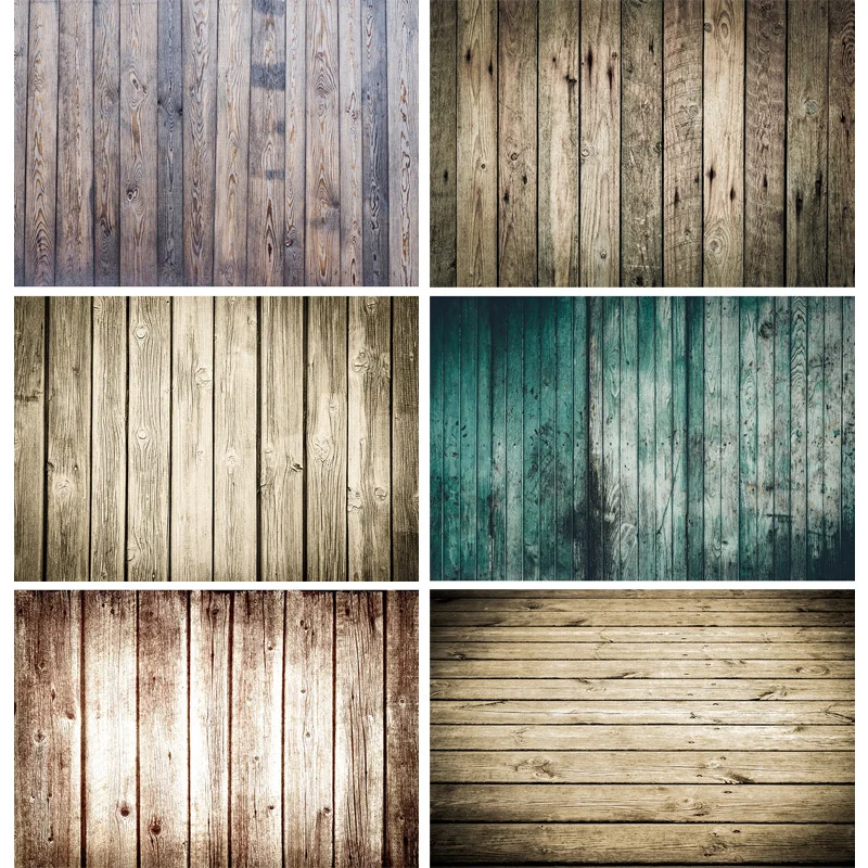 

Vinyl Custom Durable Retro Wood Plank Vintage Baby Portrait Photography Backdrops For Photo Studio Background Props 21318WQ-60