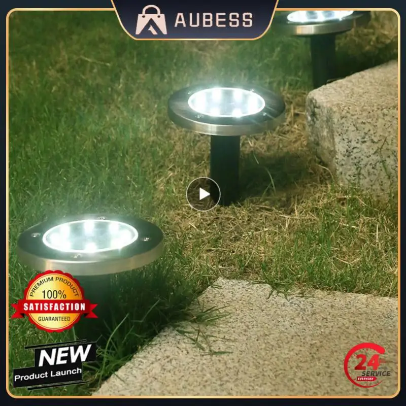 

8 LED Solar Lawn Yard Led Solar Lights Buried Solar Garden Light Waterproof Outdoor PathWay Floor Under Ground Spot Lamp