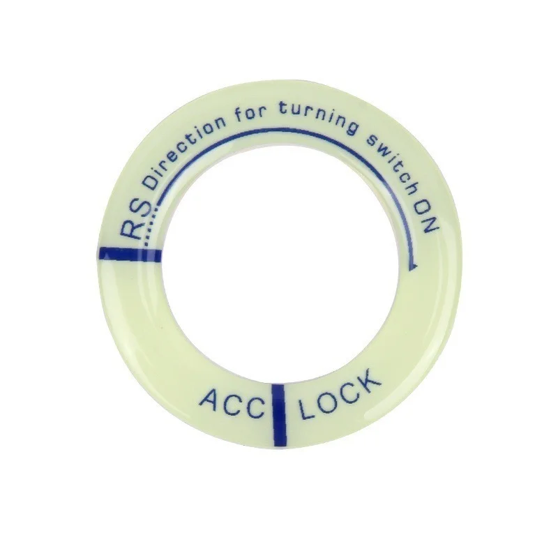 Ночные светящиеся наклейки на ключ зажигания автомобиля для Hyundai Avante Porter Grandeur Sonata Santafe i30 HB20 Solaris ix35.