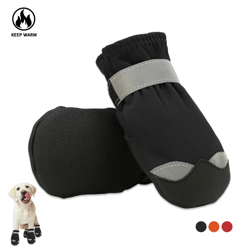 

Fashion Dog Shoes Adjustable Breathable Reflective Waterproof Pet Shoes Wear Resistant Non-slip Indoor for All Dogs Outdoor Walk