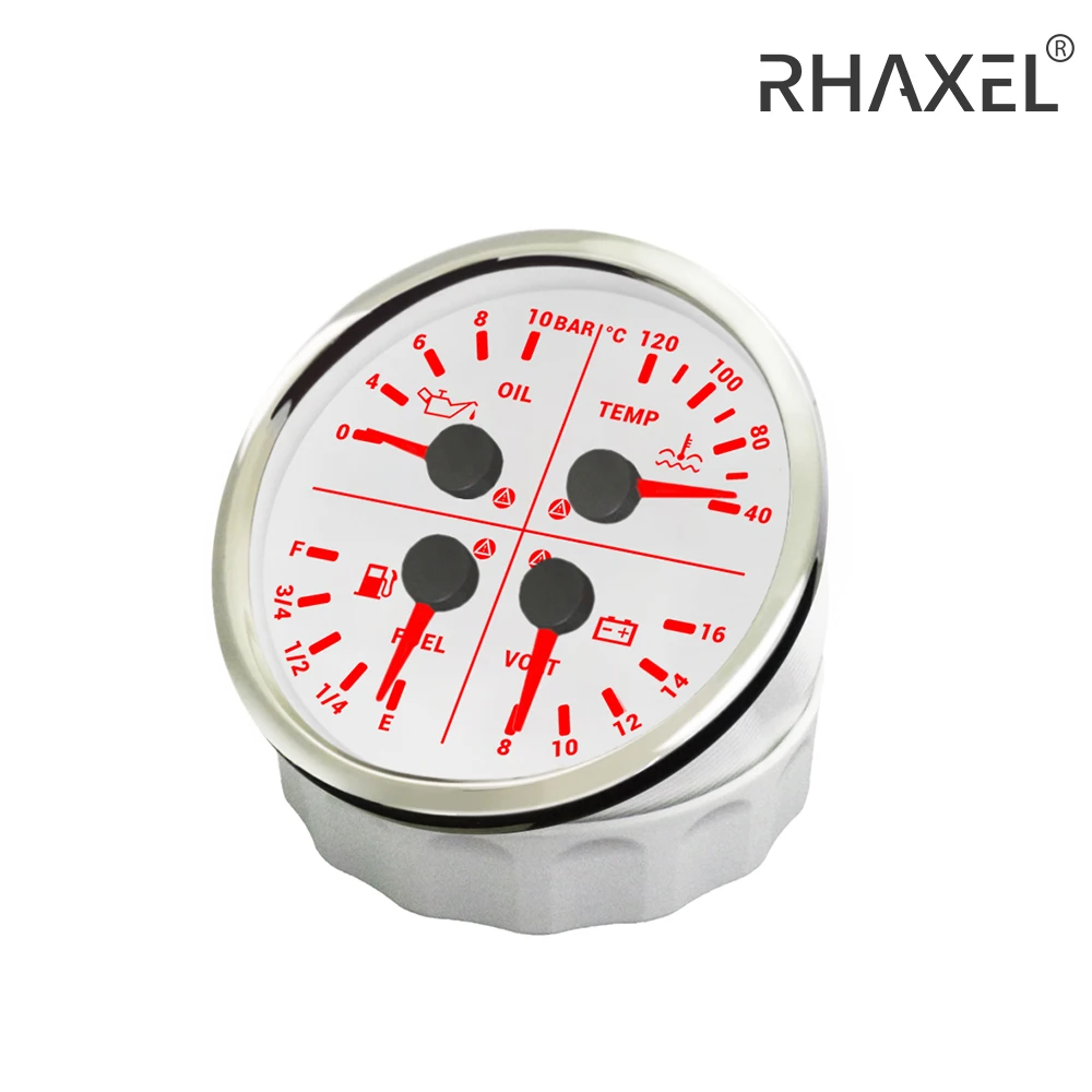 RHAXEL 4 в 1 Многофункциональный датчик температуры воды уровень топлива давление