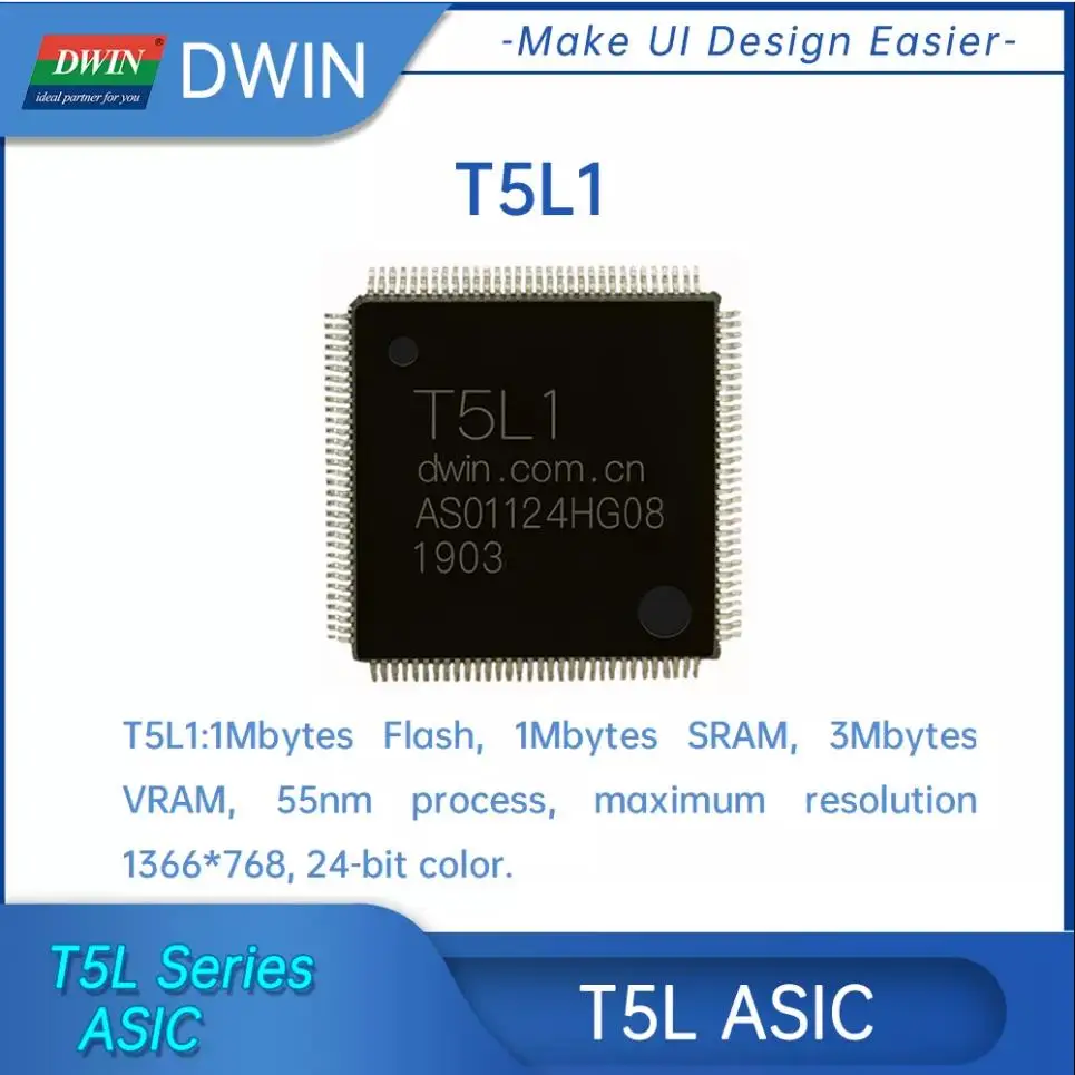 DWIN Industrial Smart LCM 4.3 