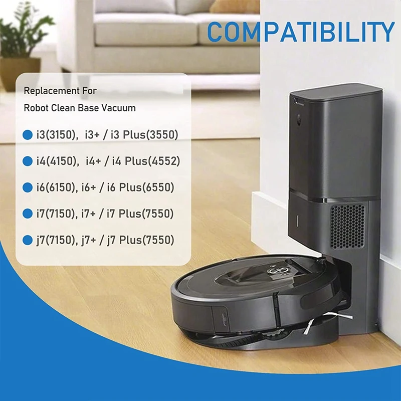 

Акция! 6 мешков для пылесоса + 4 фильтра НЕРА, совместимы с Irobot Roomba I7 + J7 J7 + I3 I3 + I4 I4 + I6 I6 +