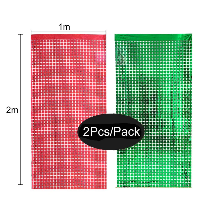 2 упаковки, блестящие занавески для вечеринки, украшения, серебро, розовое золото, лазерная занавеска для вечеринки, фон для дня рождения, свадьбы