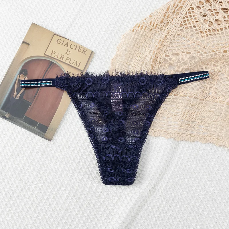 

Lace sexy thong back bow hot bikini low waist breathable temptation T pants