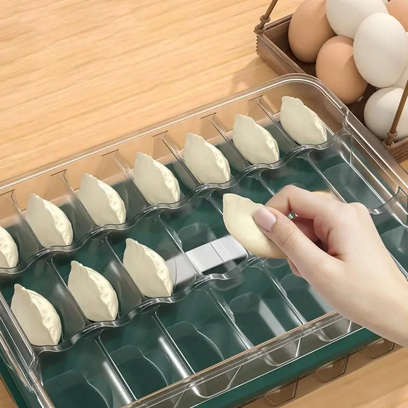 Контейнер для хранения пельменей с крышкой еды глазури Печенье Пустыни Wonton