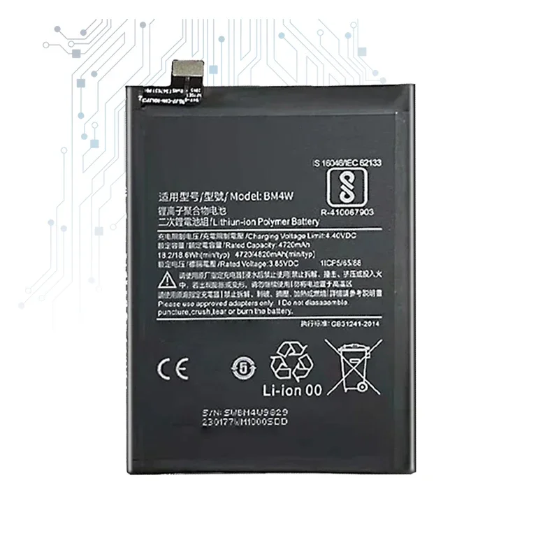 BM4W BN53 сменная батарея для Xiaomi Redmi Note 9 Pro Note9 Note9Pro 5G мобильный телефон 4820mAh-4920mAh