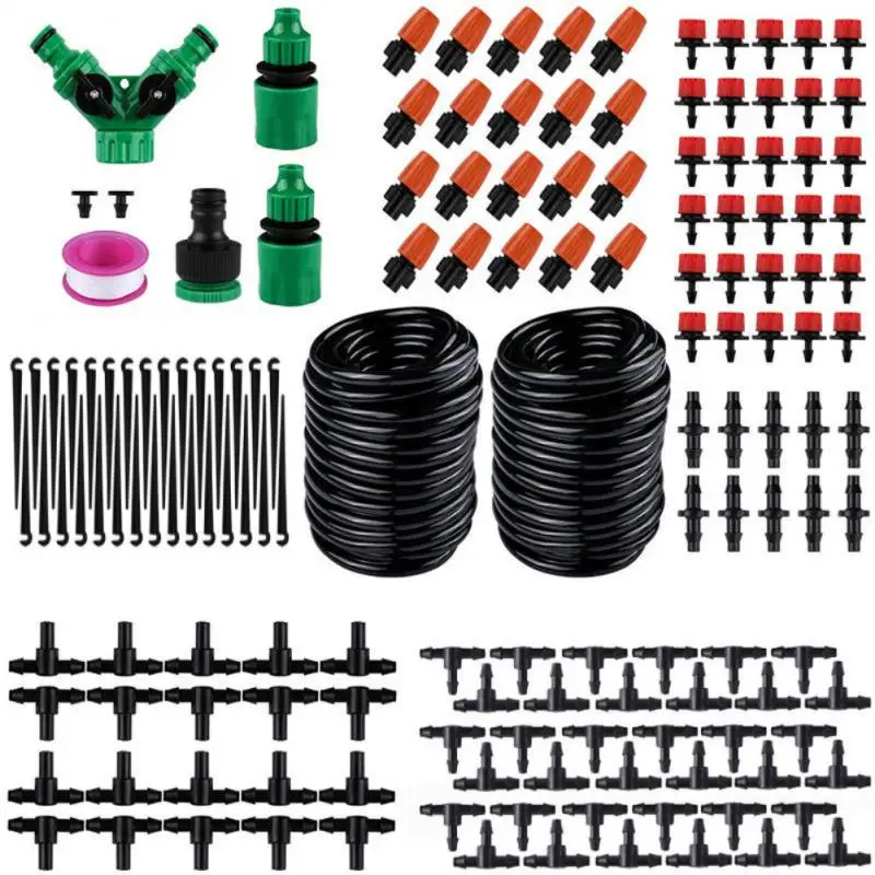 

30M/40M DIY Drip Irrigation Automatic Garden Watering System Hose Micro Drip Watering Kits With Adjustable Drippers For Lawn