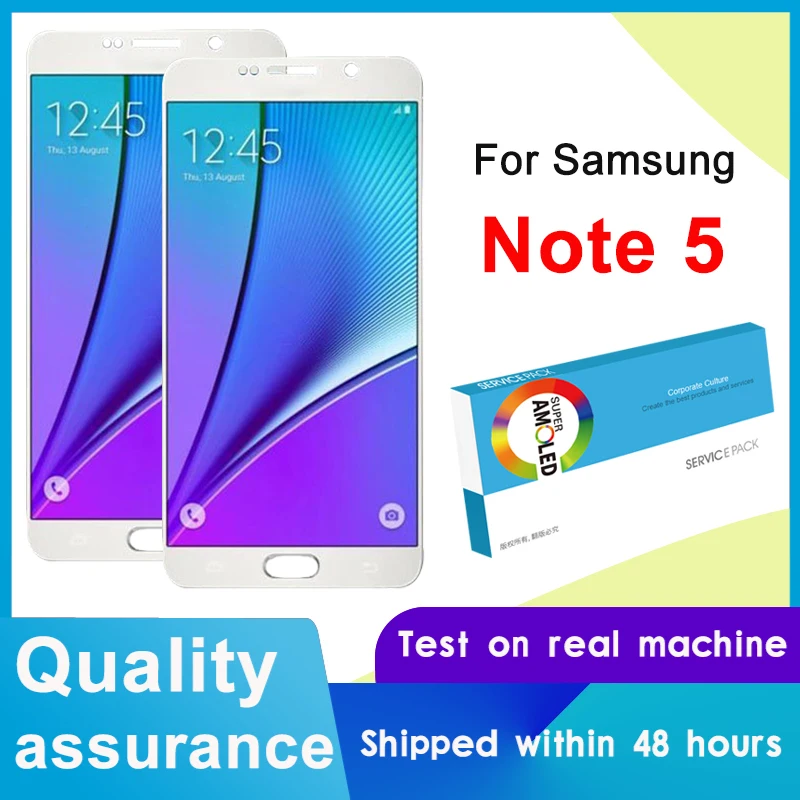 Оригинальный дисплей 5 7 ''для Samsung Galaxy Note Super AMOLED сенсорный экран для Note5 LCD N920A