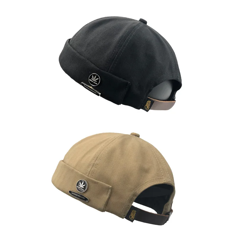 

Шапка без козырька унисекс, в стиле ретро