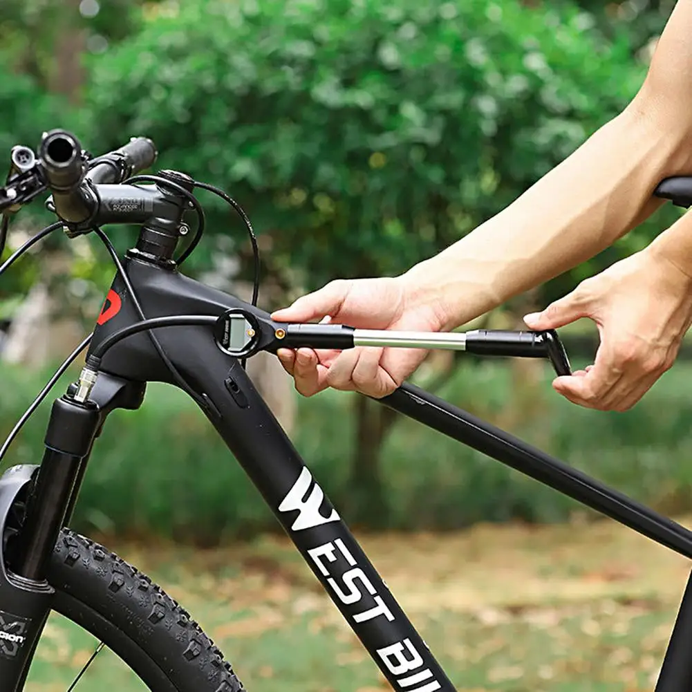

Bicycle Pump Practical High Pressure 320PSI Flexible Hose Mini Mountain Bike Air Pump Cycling Equipment