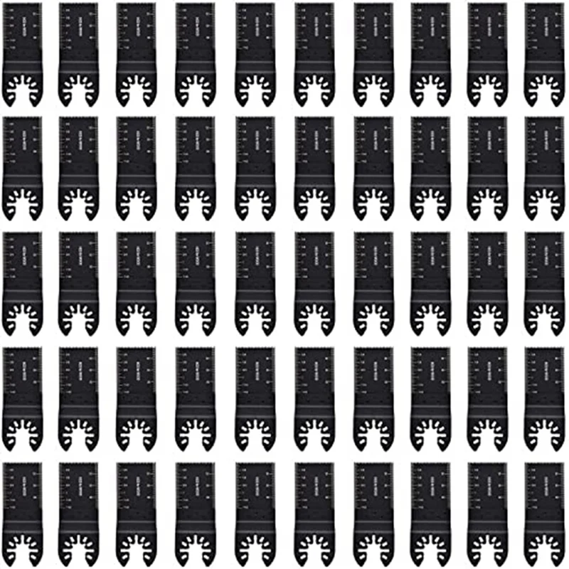 

50 Pcs Oscillating Tool Blades, Universal Oscillating Saw Blades,Wood Multitool Blades,Quick Release Oscillating Tool