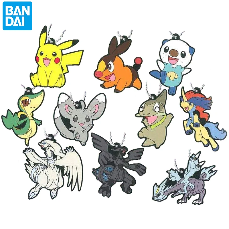 Кулон Покемон гасяпон Bandai Аниме Фигурка Пикачу ошаут келдео зекром Ножницы сумка Украшение Детские подарки на день рождения