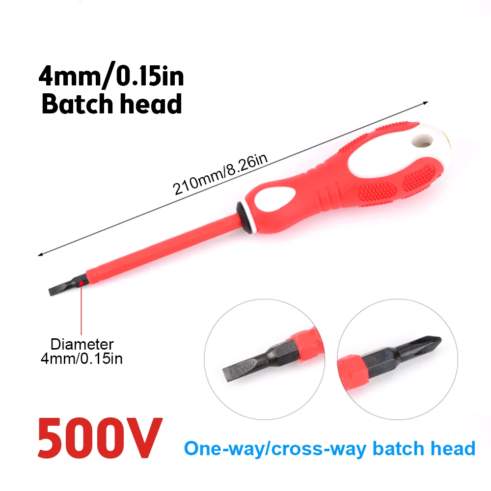 

Электрическая отвертка с двойной головкой, ручка-тестер 1000 В, детектор напряжения, инструмент, отвертка, гаечный ключ, ручной инструмент для инструментов электрика