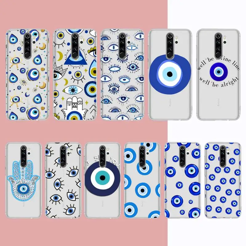 

MaiYaCa Evil Eye Phone Case for Samsung S20 ULTRA S30 for Redmi 8 for Xiaomi Note10 for Huawei Y6 Y5 cover