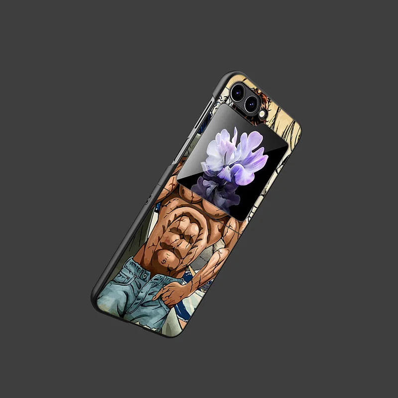 Противоударный Черный Твердый чехол для телефона Samsung Galaxy Z Flip6 Flip5 5G Flip4 Flip3 zflip 6 5 4 3