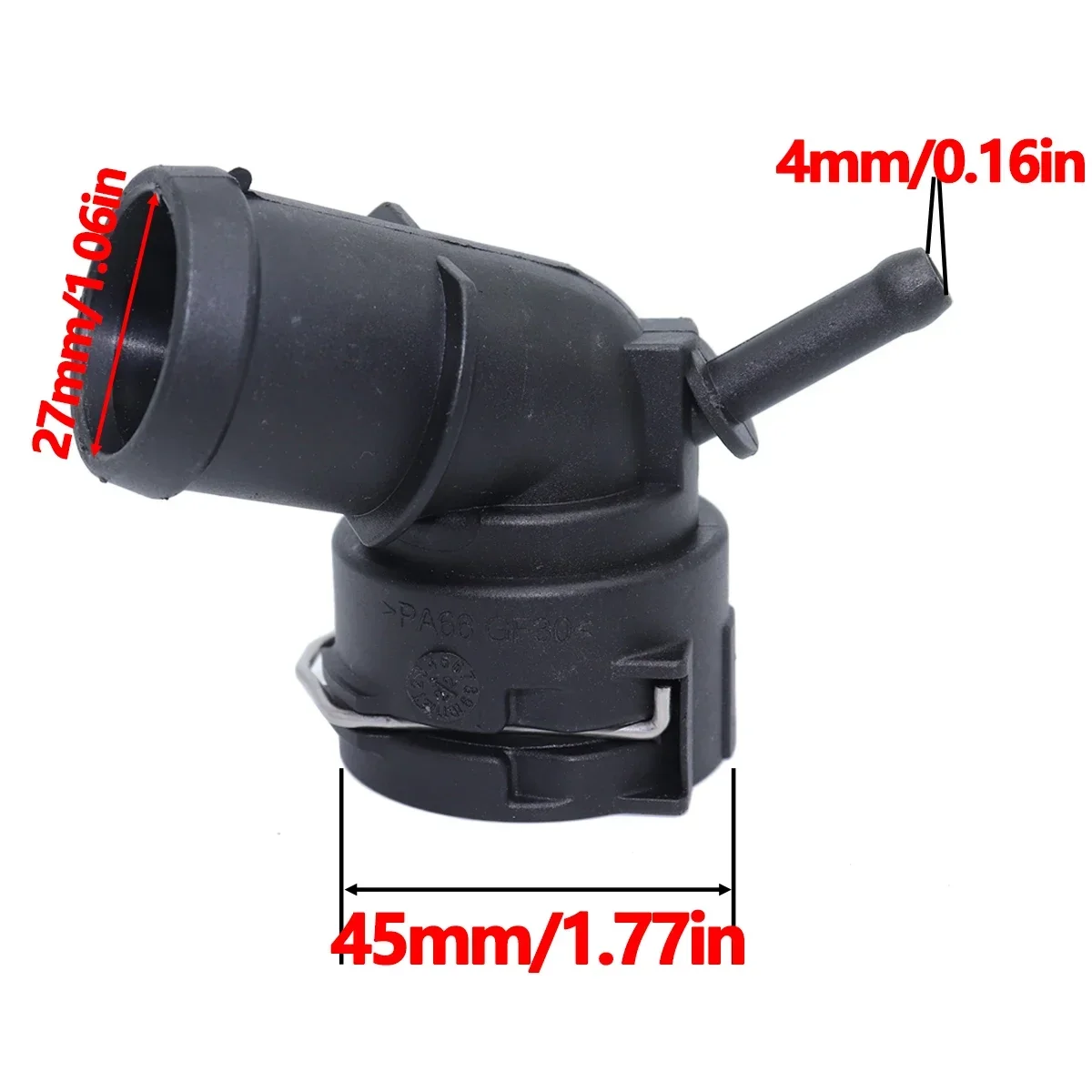 Для VW Bora 2006 2007-2010автомобильный фланец шланга радиатора охлаждающей жидкости