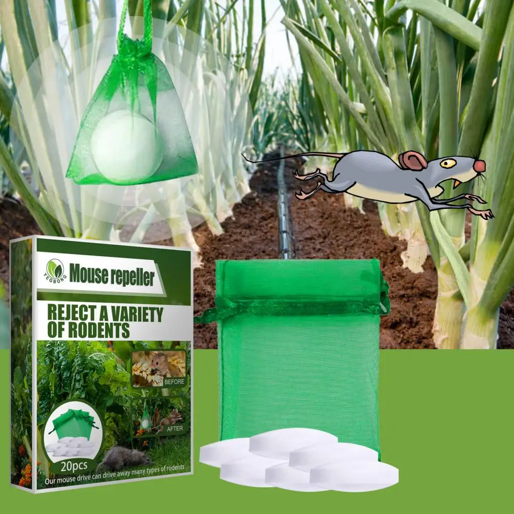 

Portable 1 Set Premium Crested Rats Mouse Repel Pill Long-lasting Rats Repellents Effective for Closets