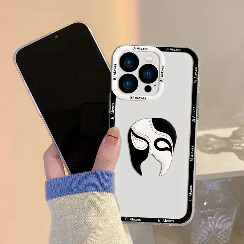 Прозрачный чехол Koreans Comics B-Bj для Samsung A73 A72 A71 A55 A52 A51 A50 A35 A33 A32 A31 A30 A24 A23 A22 A13 A12 A05 5G Cover