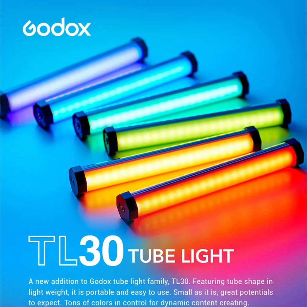 Godox TL30 RGB павильонный светильник цветная фотография ручной ильник с