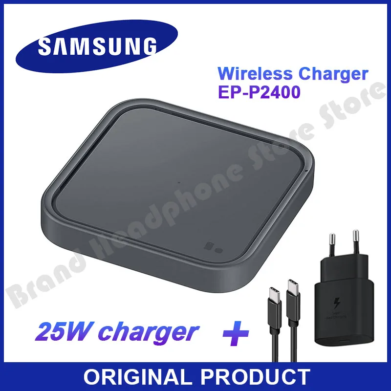 

Original Samsung EP-P2400 Wireless Charger 15W Fast Charge QI Pad For Galaxy Z Fold 2 3 Flip 3 4 S20 S21 S22 Ultra S10+ Note 20