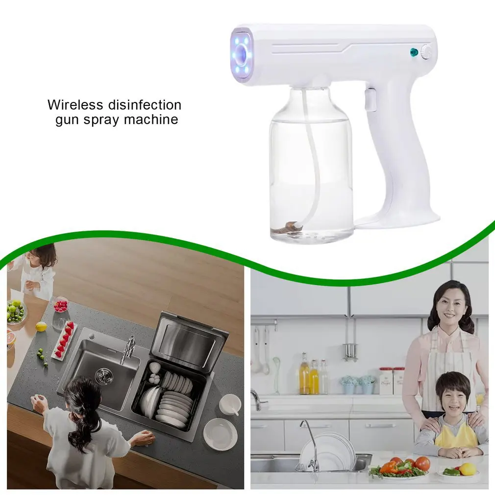 

Handheld Portable Wireless USB Nano Sanitizer Spray Sprayer Cordless Disinfectant Machine Nano Steam Spray