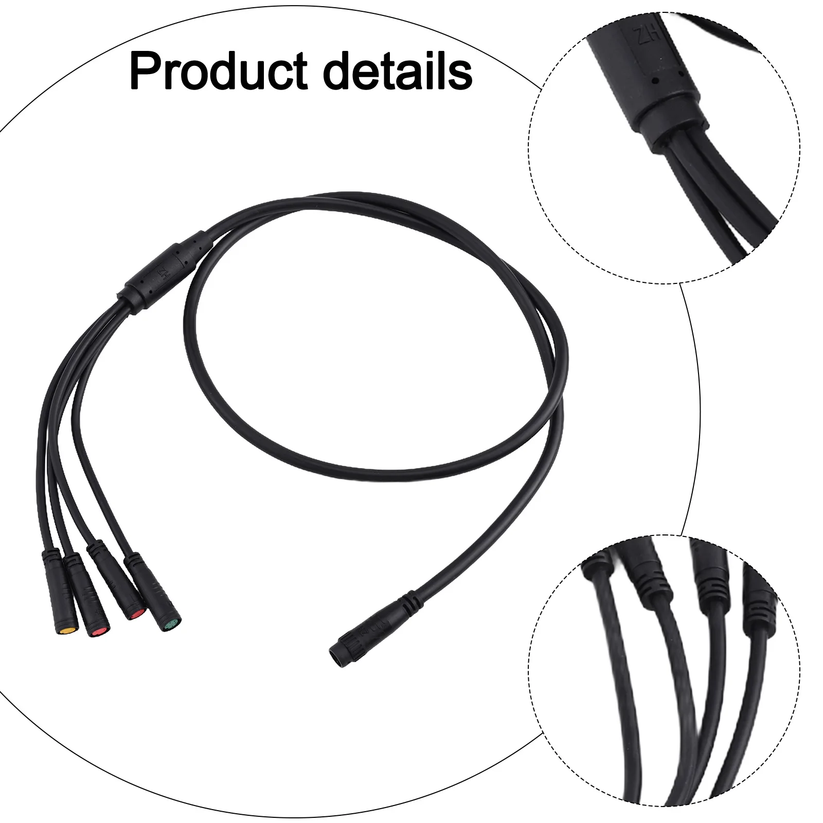 От 1 до 4 основной кабель водонепроницаемый провод для электрического велосипеда