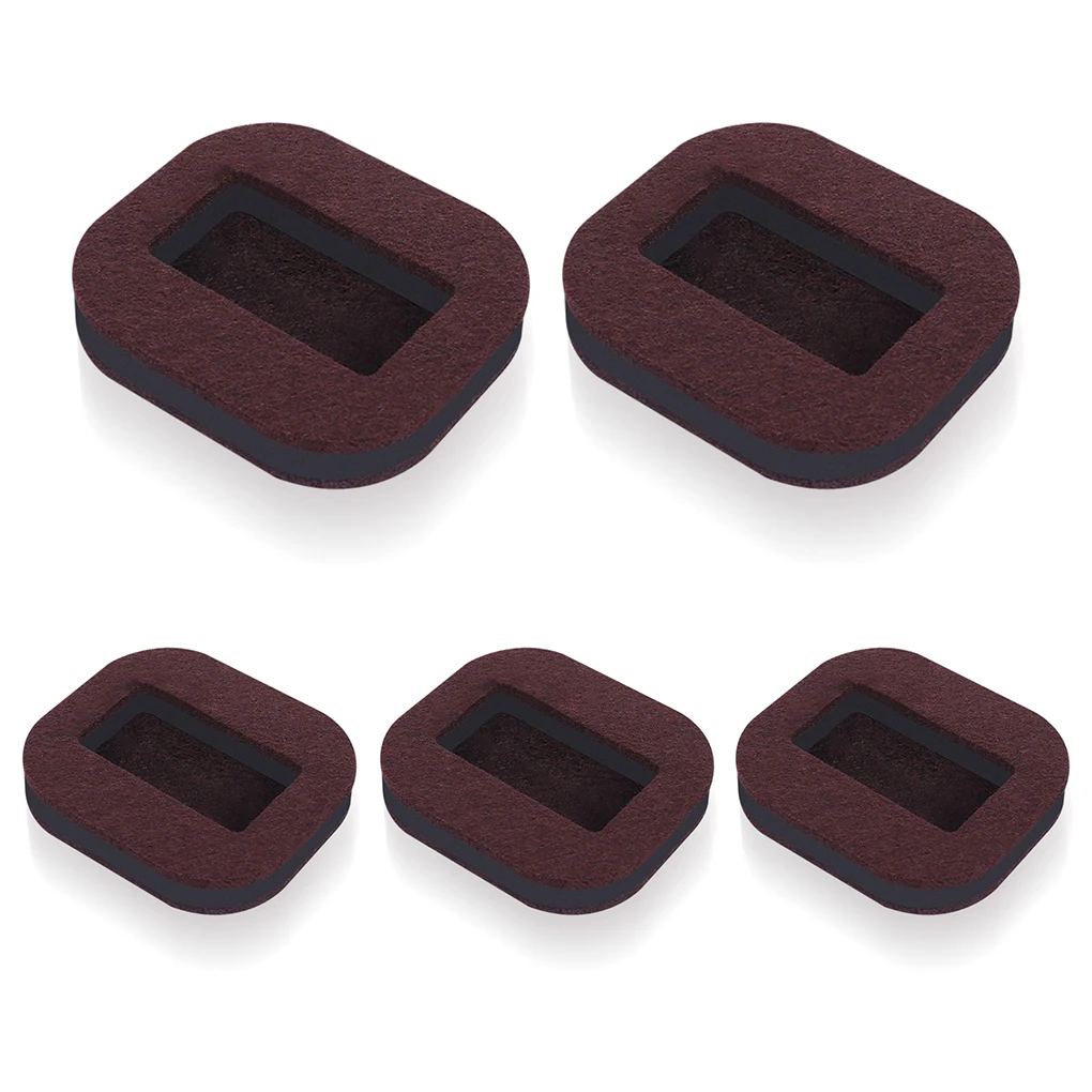 

1/2/3/5 Non-Slip Furniture Wheel Stoppers Recliner Chair Bedframe Sliding Prevention Caster Pads Wood Floor Supplies