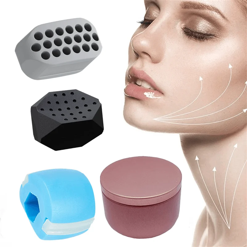 

Silica Gel Lanyard Jaw Exerciser Face Stress Ball Jawline Muscle Facial Toner Cheekbones Trainer Gym Fitness Exercise Equipment