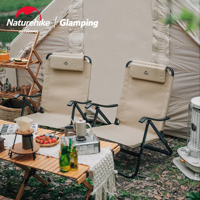 Naturehike складной стул для кемпинга с подушкой сверхлегкий портативный и рыбалки
