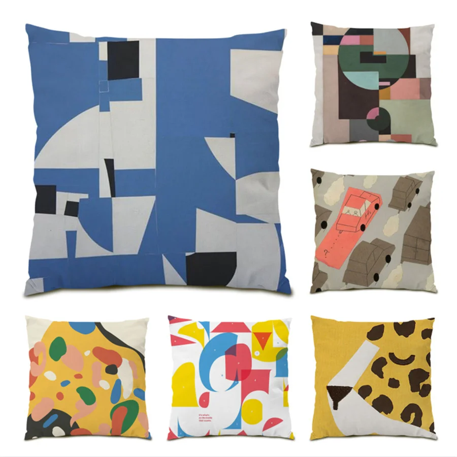 

45x45 Cushions Covers Ultra Soft Velvet Decorative Pillow Case Polyester Linen Decoration Home Decor Textiles Pillowcase E0408