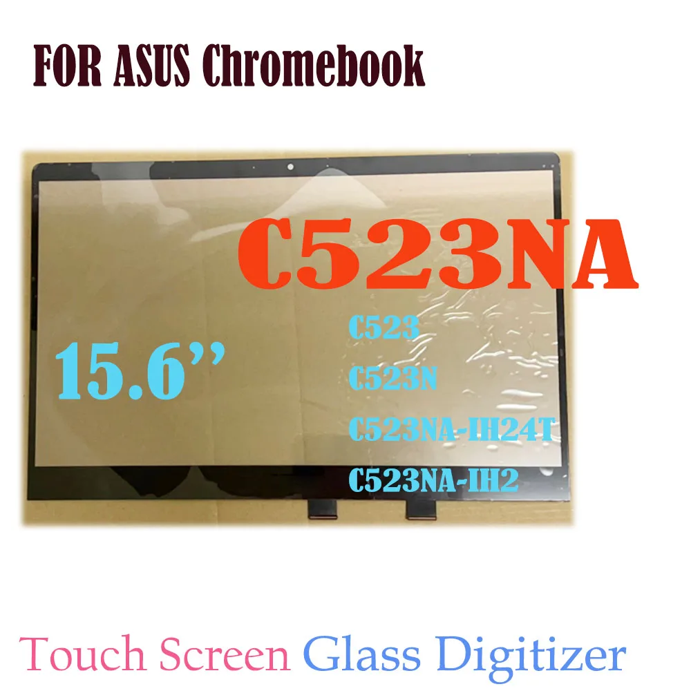 Фото Тестовое сенсорное стекло 15,6 дюйма для ASUS Chromebook C523N C523NA C523, дигитайзер сенсорного экрана, стеклянная панель для ASUS C523NA-IH24T №1