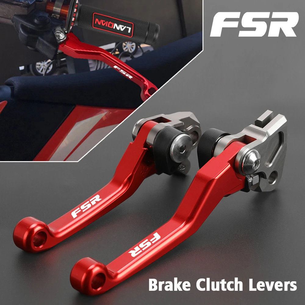 

Motorcycle For GASGAS FSE FSR 2003-2009 2008 2007 2006 2005 2004 CNC Pivot Dirt Bike fsr Brake Clutch Levers Motocross FSR logo