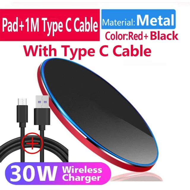 

Wireless Charger For iPhone Induction Fast Wireless Charging Pad For Samsung