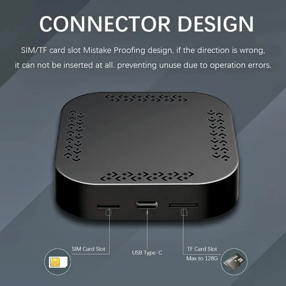 Автомобильная радиорамка Портативный универсальный беспроводной адаптер CarPlay с