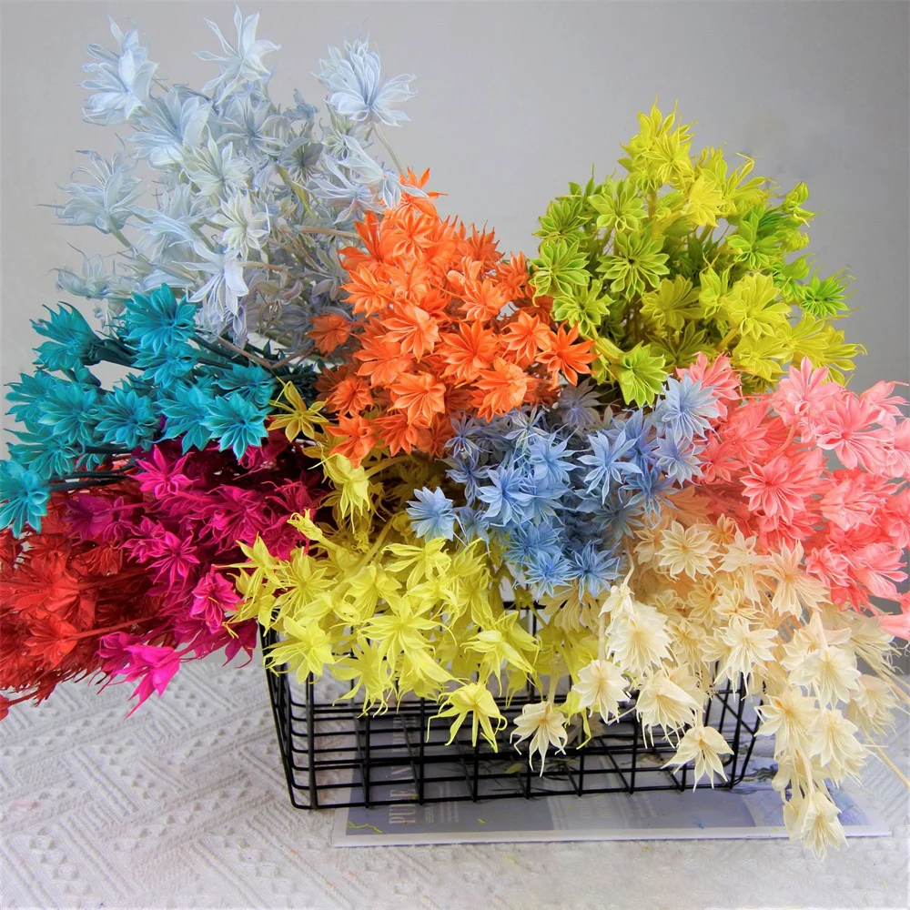 Dried Octagonal Flowers for Home Office DIY Flower Arrangements Wedding Boho Baby Shower Decorations Living Room Decor Flowers