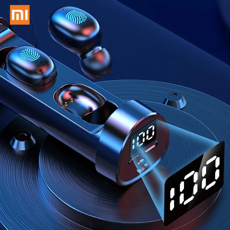 

Беспроводные Bluetooth-наушники XIAOMI N21 TWS с сенсорным управлением и светодиодным дисплеем, мини-наушники-вкладыши с микрофоном, Внутриканальные ...