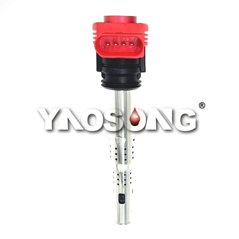 8 шт. ВЫСОКОЕ КАТУШКА ЗАЖИГАНИЯ КРАСНАЯ UF529 06E 905115 ДЛЯ AUDI A6 A8L Q7 R8 S4 S5 S8 VW TOUAREG 4 2 V8