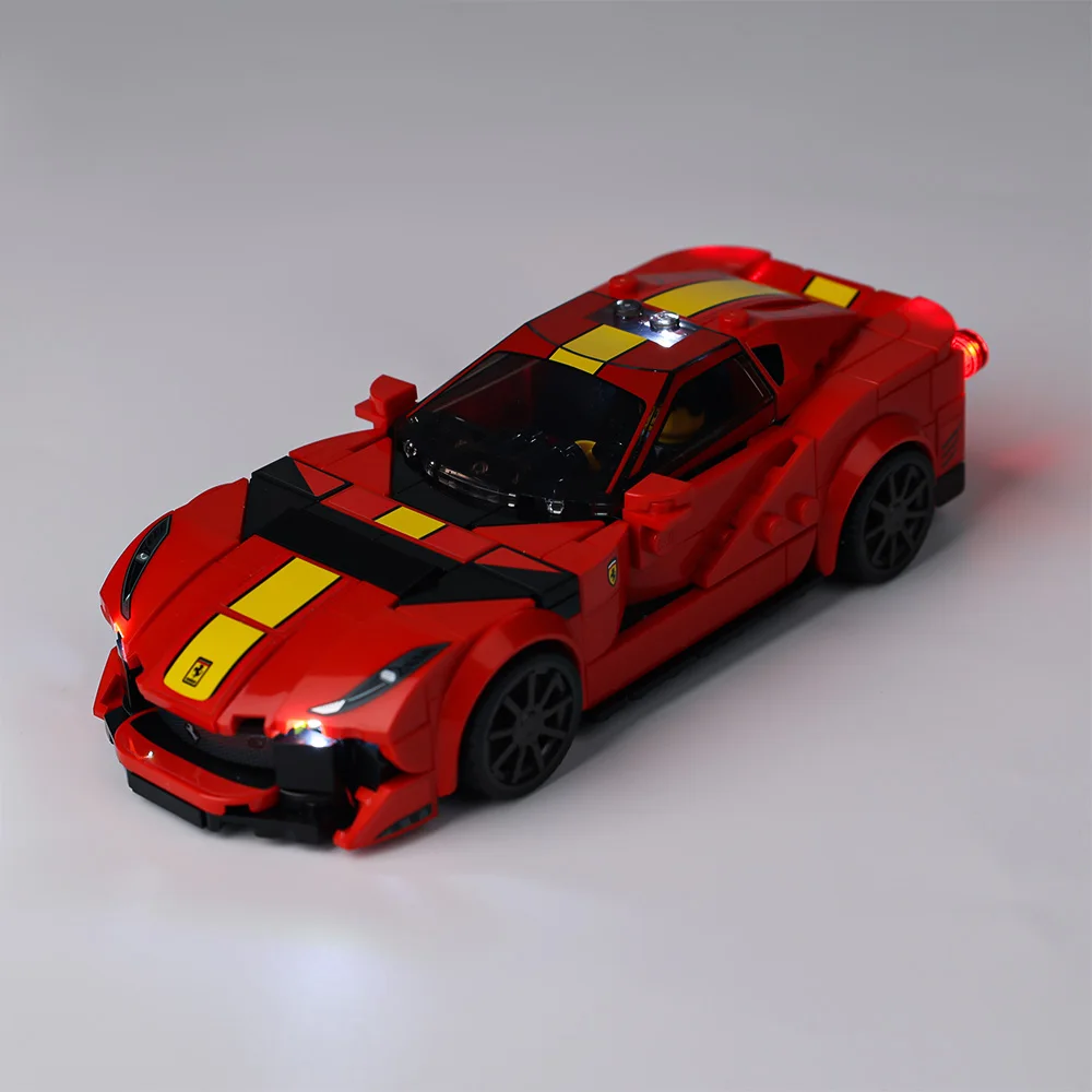 Детский набор для 76914 скоростных чемпионов Гоночная машина 812 игрушки творчества