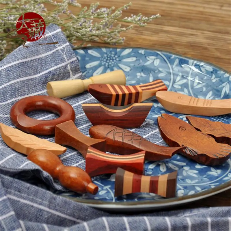 

Japan And South Korea Wood Wooden Spoon Holding Japanese-style Chopsticks Rack Chopsticks Mat Ceramic Spoon Rack