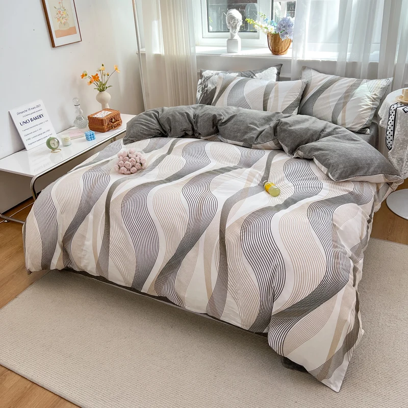 

100% Cotton Duvet Cover Luxury Style Quilts Cover Queen Double King Size Comforter Case 2022 New Sale Kids Adults 200x230cm