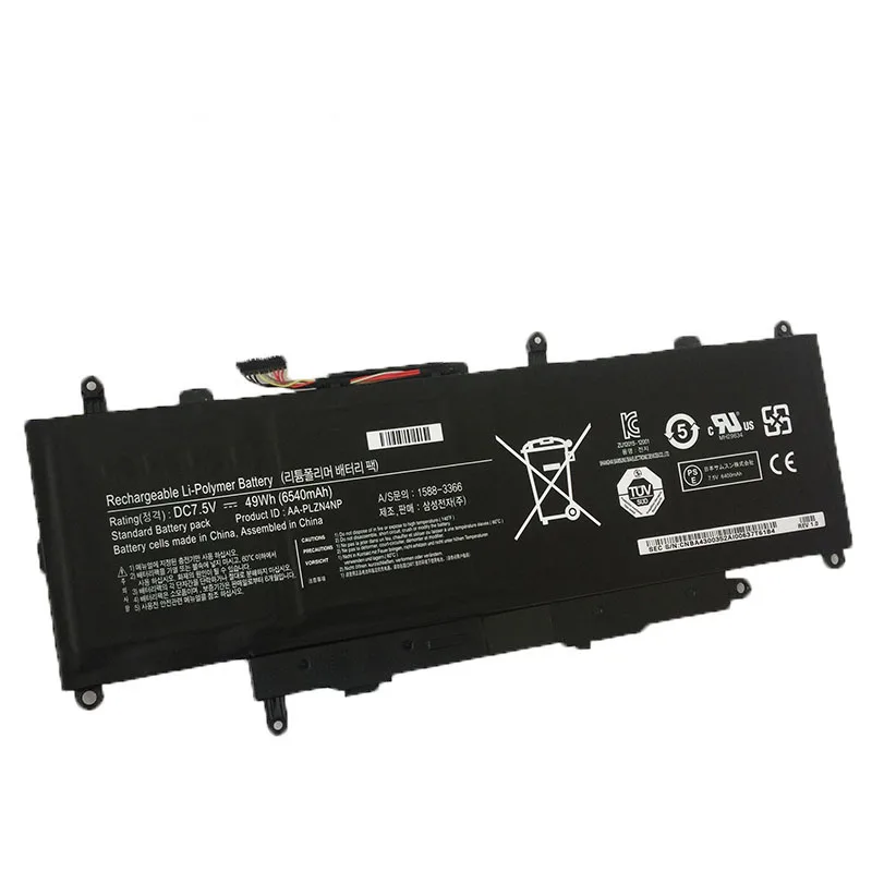 

7.5V 49Wh 6540mAh New Original Laptop Battery AA-PLZN4NP for Samsung ATIV PRO XE700T1C XQ700T1C XQ700T1C-A52 XE700T1A 1588-3366