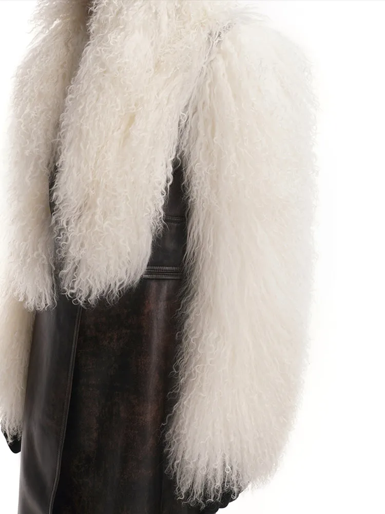 Женская куртка из искусственного меха норки