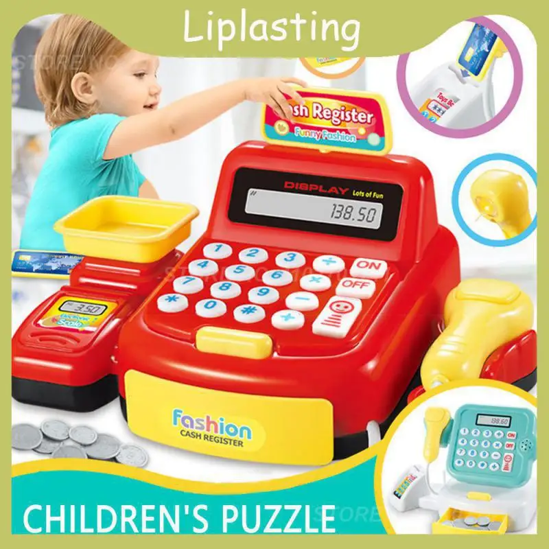

Children's Money Banking Toys Play House Supermarket Cash Money Play Home Living Room Wine Cabinet Decorative Ornaments Crafts