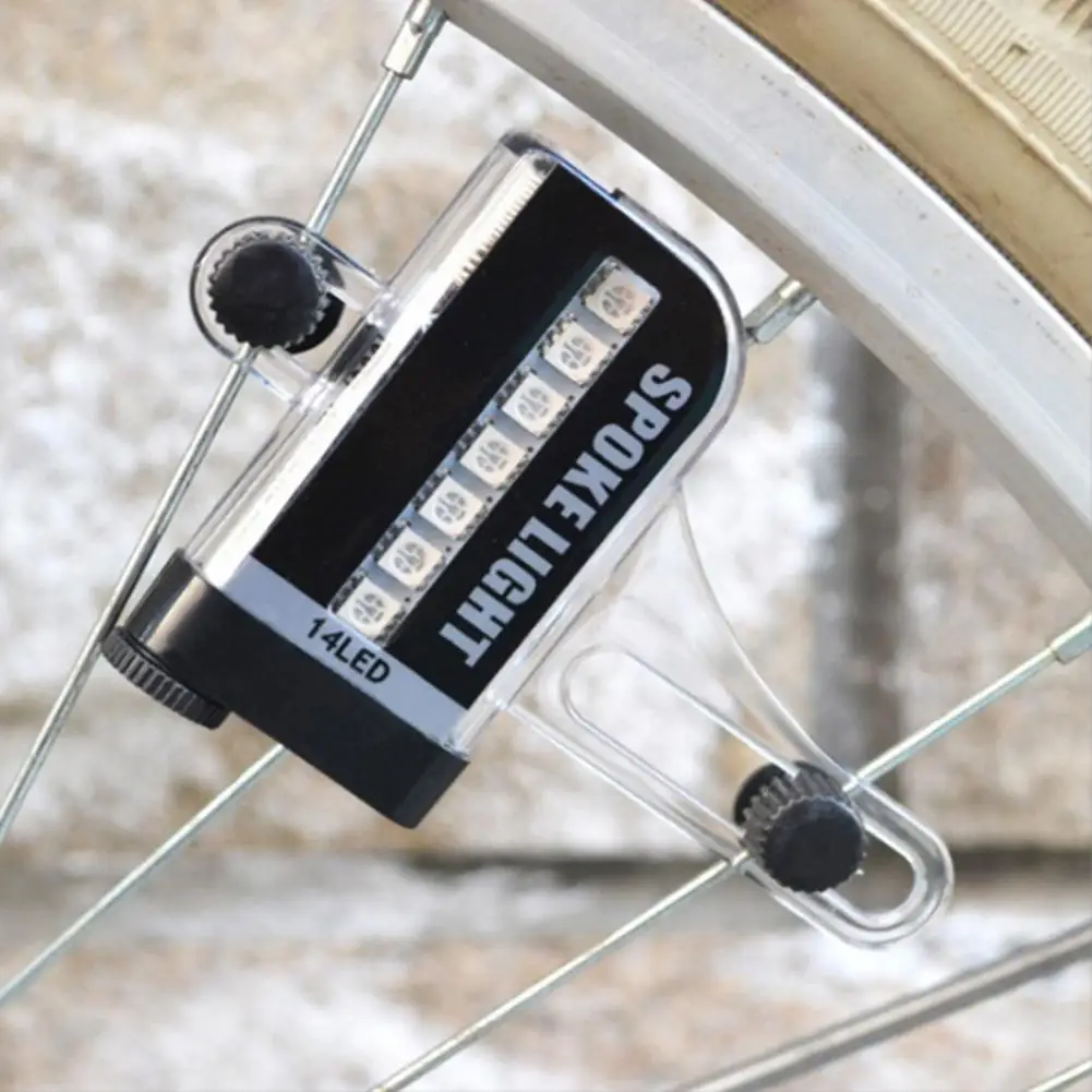 Stylish Useful LED Bicycle Tire Hub Light PC Bike Wheel Dust-proof for Cycling | Спорт и развлечения