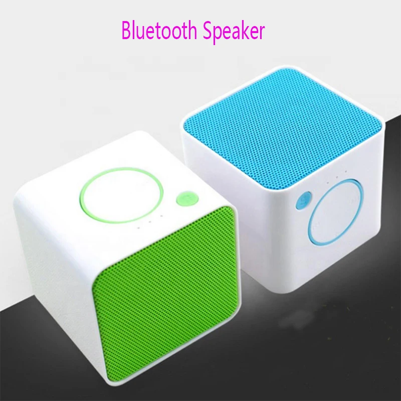 

Mini Bluetooth Speaker Square Fashion Style Wireless Portable Music Speaker Subwoofer Speaker Support TF Card