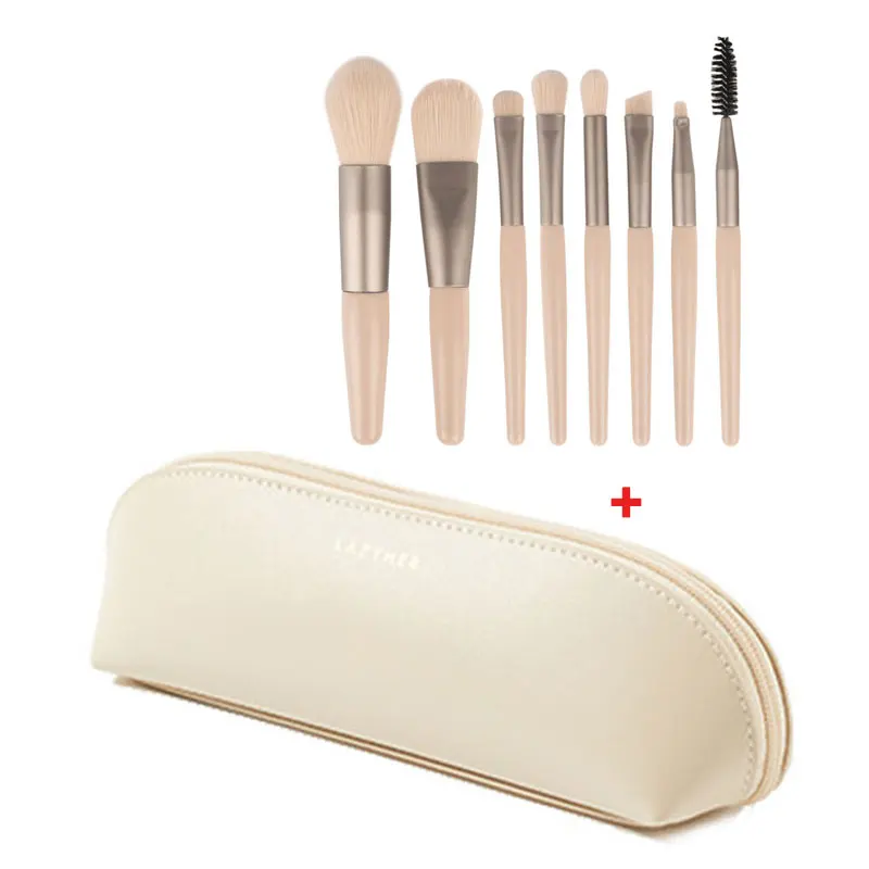 

Portable Makeup Brush Storage Bag Travel Cosmetic Pouch Holder Leather Clutch Luxury Solid Color Cosmetic Ladies Make Up Bag