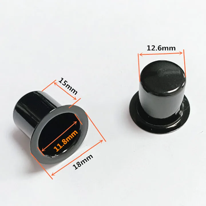 Мини-чашки для свечей из алюминия, золотые, серебряные, черные, красные, 10 шт.