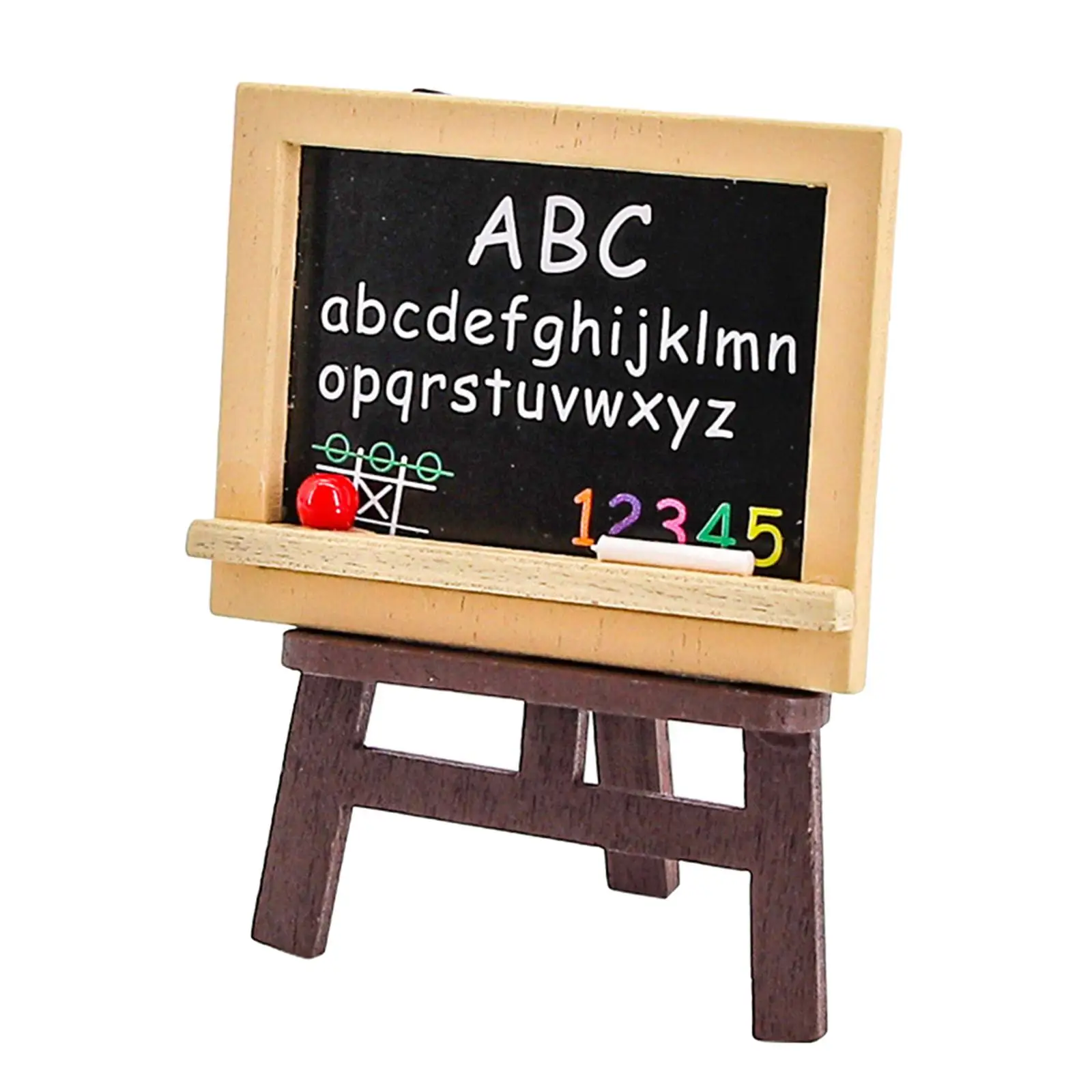 

1/12 Dollhouse Easel And Drawing Board DIY Craft Pretend Play Toy for Girls