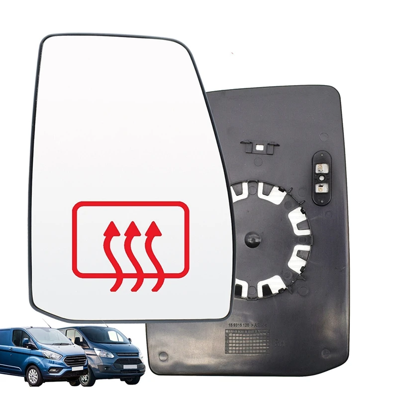 Боковое зеркало для автомобильной двери стекло с подогревом и подложкой Ford Tourneo